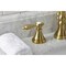 Kingston Brass KS2987TAL Tudor Widespread Bathroom Faucet W/Brass Pop-Up, Brass KS2987TAL - alternate 2